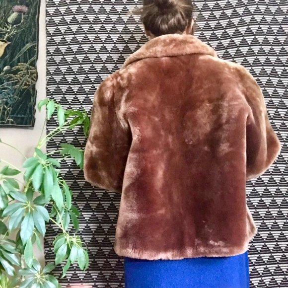 Nashville designer vtg Fur teddy coat - Picture 3 of 16